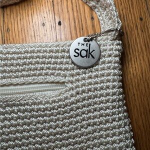 The Sak Tan Crochet Crossbody Bag